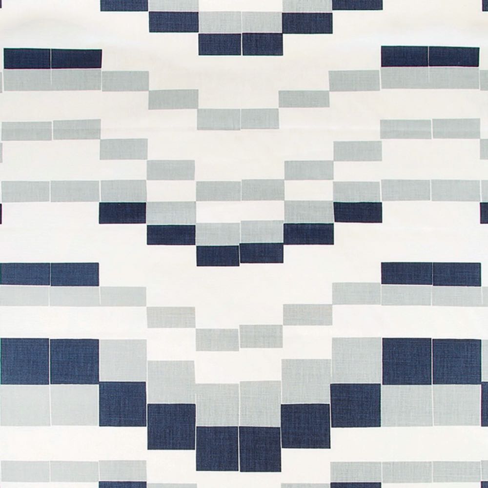 Annie Albers Temple Linen in Dark Indigo